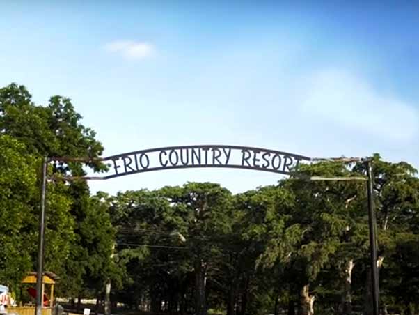 frio country resort entrance